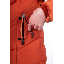 Casaco almofadado longo Toronto HKM Cobre Castanho