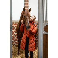 Casaco almofadado longo Toronto HKM Cobre Castanho