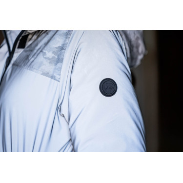 Casaco de equitação Washington HKM Prateado Cinzento