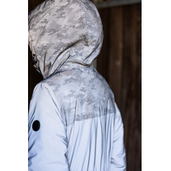 Casaco de equitação Washington HKM Prateado Cinzento