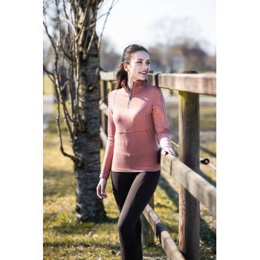 T-shirt funcional Supersoft II HKM Cobre Castanho T-shirt funcional Supersoft II HKM Cobre Castanho