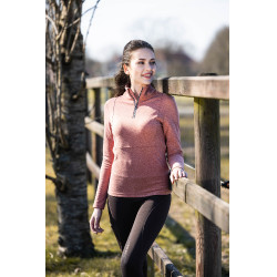 T-shirt funcional Supersoft II HKM Cobre Castanho T-shirt funcional Supersoft II HKM Cobre Castanho