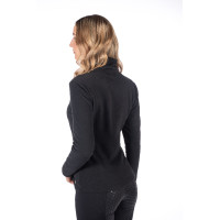 T-shirt de manga comprida de gola alta Eva HKM Preto