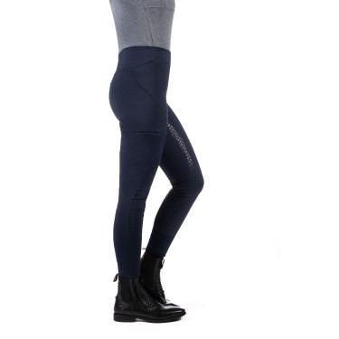 Legging Rio fundo 1/1 em silicone HKM Azul escuro