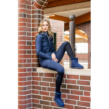 Legging Rio fundo 1/1 em silicone HKM Azul escuro