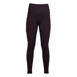 Legging Rio fundo 1/1 em silicone HKM Castanho escuro