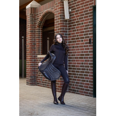 Legging Rio fundo 1/1 em silicone HKM Castanho escuro