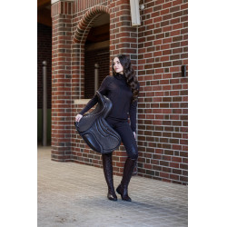 Legging Rio fundo 1/1 em silicone HKM Castanho escuro