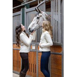 Legging Rio fundo 1/1 em silicone HKM Castanho escuro