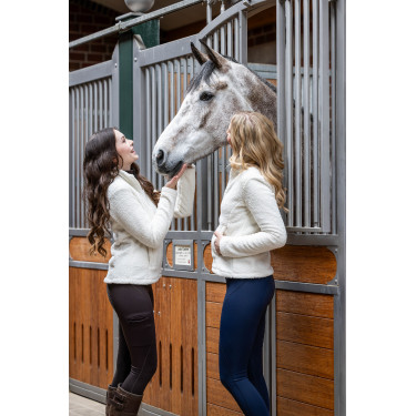 Legging Rio fundo 1/1 em silicone HKM Castanho escuro