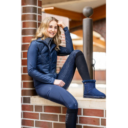 Casaco bimatéria Prag II Style HKM Azul escuro