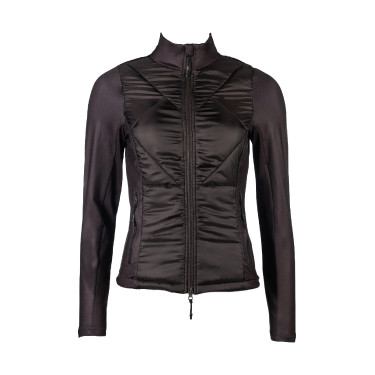 Casaco bimatéria Prag II Style HKM Castanho escuro