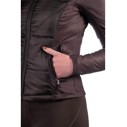 Casaco bimatéria Prag II Style HKM Castanho escuro
