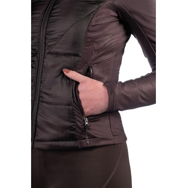 Casaco bimatéria Prag II Style HKM Castanho escuro