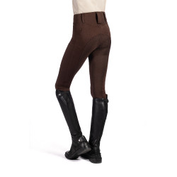 Legging Lana II Style assento 1/1 em silicone HKM Castanho escuro
