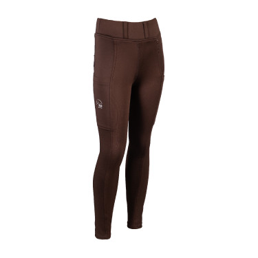 Legging Lana II Style assento 1/1 em silicone HKM Castanho escuro