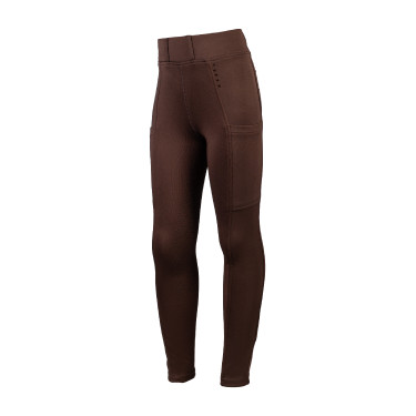 Legging Lana II Style assento 1/1 em silicone HKM Castanho escuro