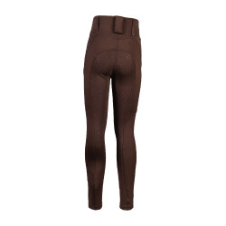 Legging Lana II Style assento 1/1 em silicone HKM Castanho escuro