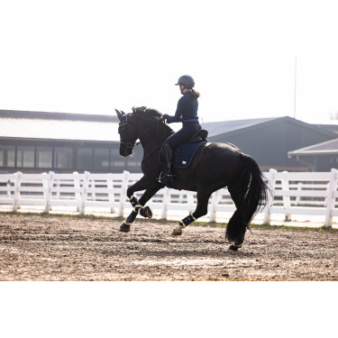 Calças Arezzo com assento inteiro em silicone Lauria Garrelli Azul escuro