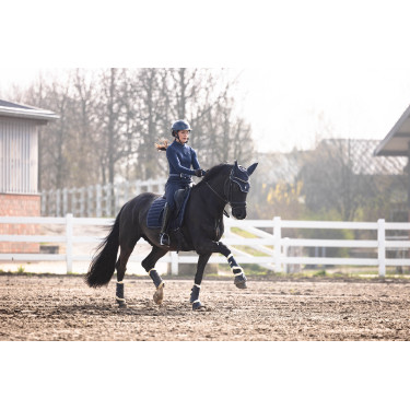 Calças Arezzo com assento inteiro em silicone Lauria Garrelli Azul escuro