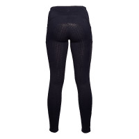 Legging Arezzo com fundo inteiro em silicone Lauria Garrelli Azul escuro