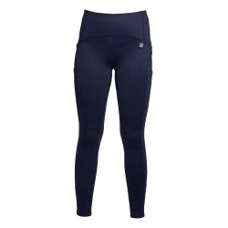 Legging Arezzo com basanas de silicone Lauria Garrelli Azul escuro
