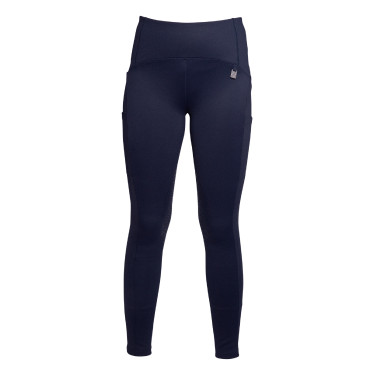 Legging Arezzo com basanas de silicone Lauria Garrelli Azul escuro