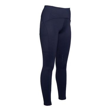 Legging Arezzo com basanas de silicone Lauria Garrelli Azul escuro