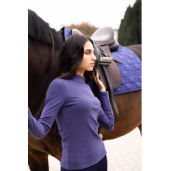 Polo de mangas compridas Arezzo Soft Lauria Garrelli Índigo Azul