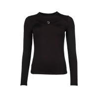 Polo de mangas compridas Arezzo Function Lauria Garrelli Castanho escuro