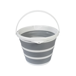Balde com tampão HKM Preto / cinza Cinzento