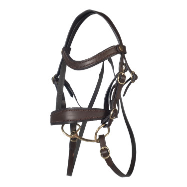Bridão Hobby Horsing Basic HKM Castanho Bridão Hobby Horsing Basic HKM Castanho