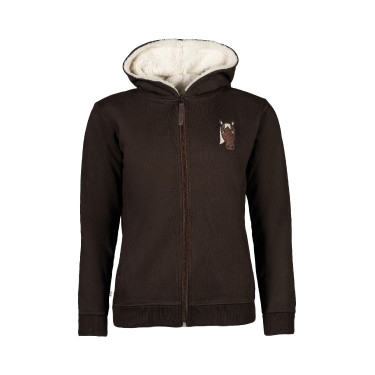 Sweat Mia HKM Castanho escuro