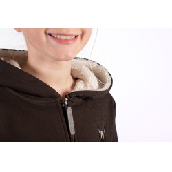 Sweat Mia HKM Castanho escuro