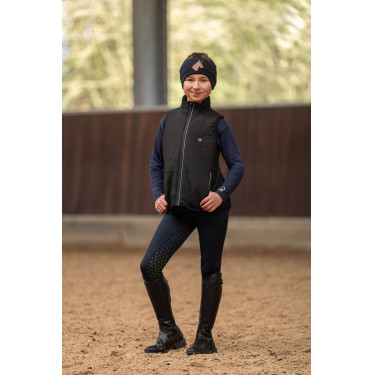 Colete aquecido para crianças Cuddle Style HKM Preto