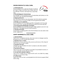 Viseira para capacete Sunblock HKM Preto