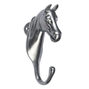 Suporte para cabeça de cavalo HKM Prateado Cinzento