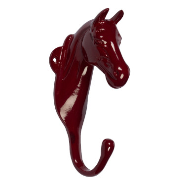 Suporte para cabeça de cavalo HKM Bordéus Bordô Suporte para cabeça de cavalo HKM Bordéus Bordô