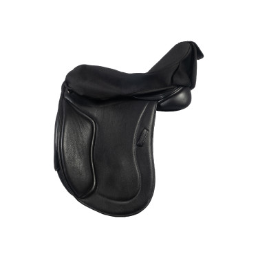 Capa de assento aquecida para sela de Dressage estilo HKM Preto