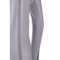 Polo de concurso Hunter Kids de mangas compridas HKM Branco