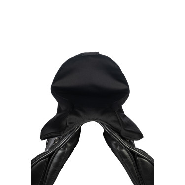 Capa de assento aquecida para sela de salto estilo HKM Preto