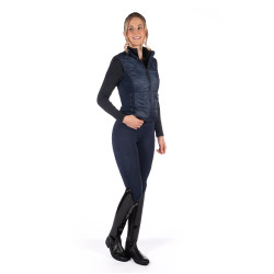 Colete aquecido Slimline Style HKM Azul escuro