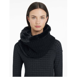 Aquecedor de nariz LeMieux Aspen forrado em polar Preto Aquecedor de nariz LeMieux Aspen forrado em polar Preto