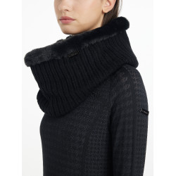 Aquecedor de nariz LeMieux Aspen forrado em polar Preto Aquecedor de nariz LeMieux Aspen forrado em polar Preto