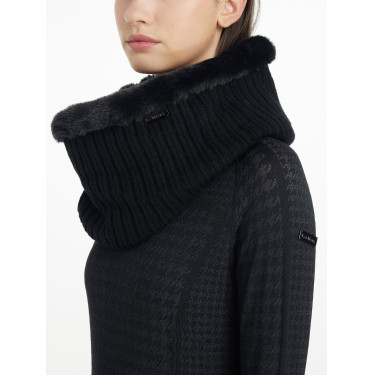 Aquecedor de nariz LeMieux Aspen forrado em polar Preto Aquecedor de nariz LeMieux Aspen forrado em polar Preto