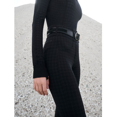 Legging de equitação LeMieux Aspen Padrão pied-de-poule