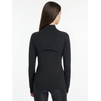 Casaco escovado com fecho LeMieux Aspen Preto Casaco escovado com fecho LeMieux Aspen Preto