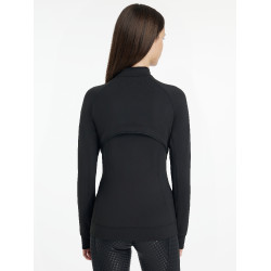 Casaco escovado com fecho LeMieux Aspen Preto Casaco escovado com fecho LeMieux Aspen Preto