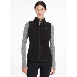 Colete sem mangas em lã polar com padrão espinha de peixe LeMieux Aspen Padrão em ziguezague Colete sem mangas em lã polar com padrão espinha de peixe LeMieux Aspen Padrão em ziguezague