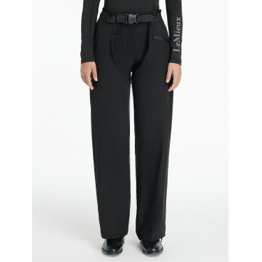 Chaps impermeáveis LeMieux Stormwear Young Rider Preto